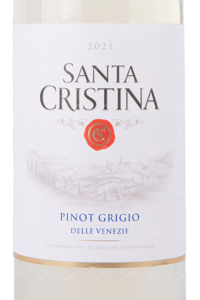 Этикетка вина Санта Кристина Пино Гриджио делле Венецие 2021 0.75