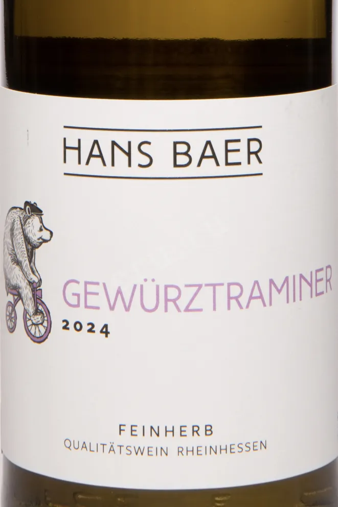 Вино Hans Baer Gewurztraminer 2024 0.75 л