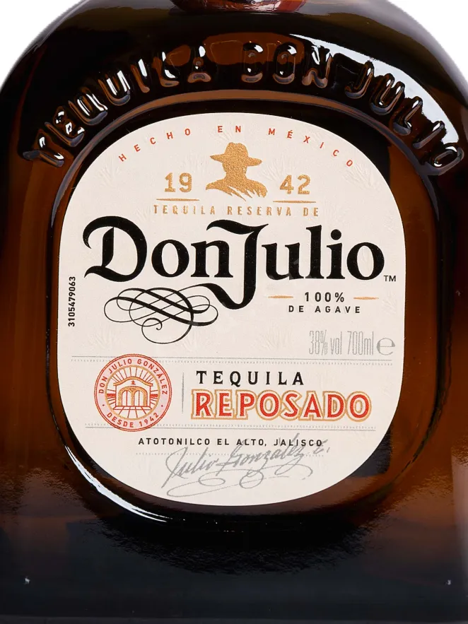 Этикетка Don Julio Reposado 0.75 л