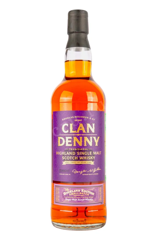 Бутылка Clan Denny Highland Edition in gift box 0.7 л
