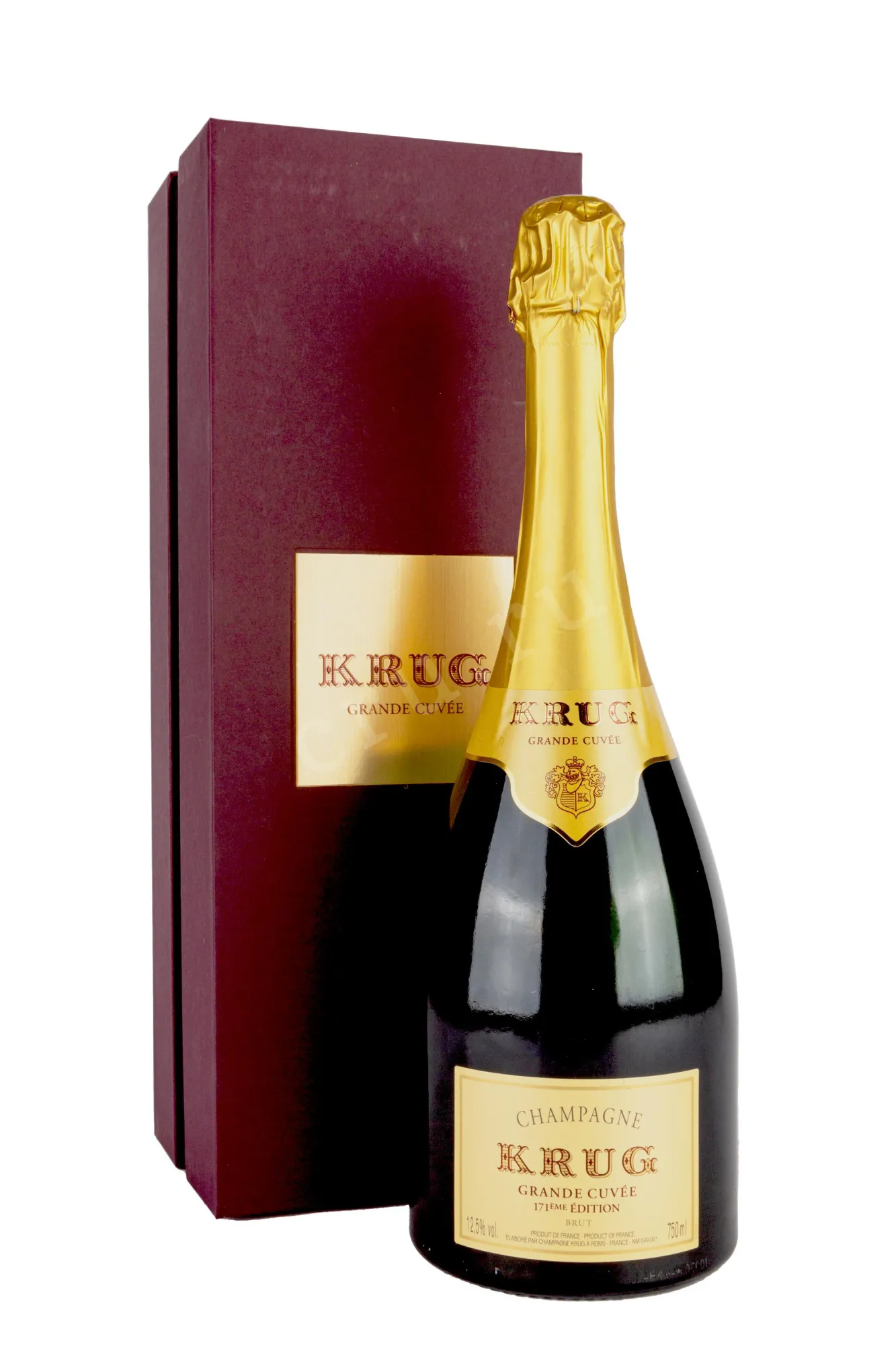Фото — Шампанское Krug Grande Cuvee gift box 2014 0.75 л