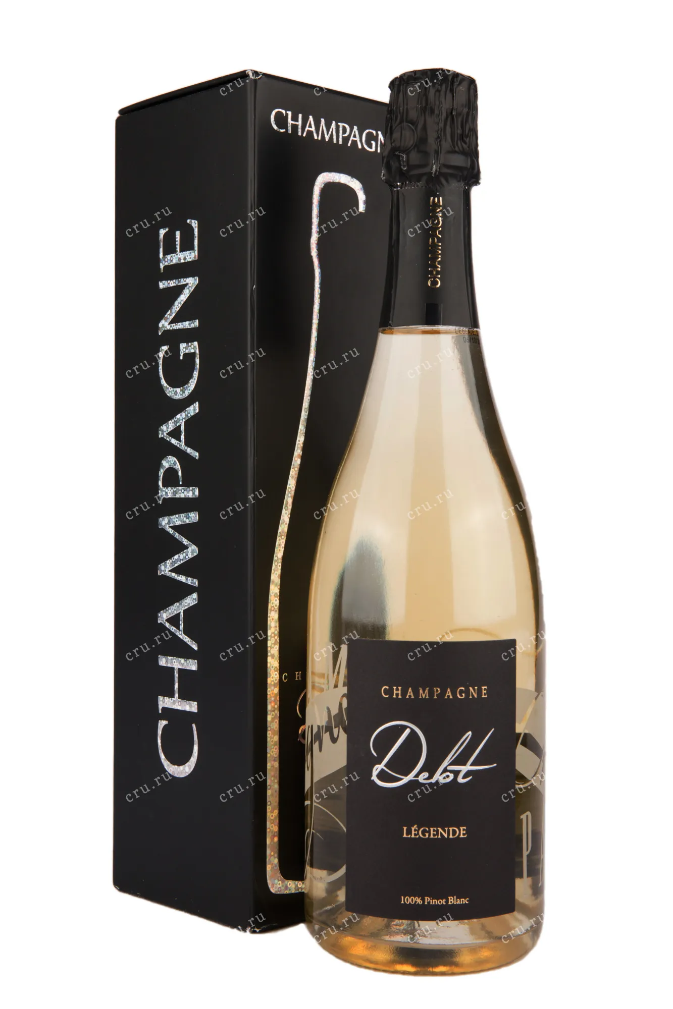 Фото — Шампанское Delot Cuvee Legende Brut gift box  0.75 л