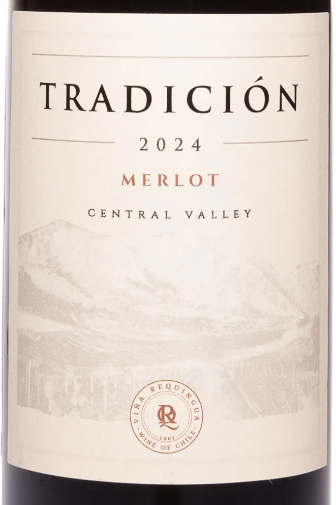 Этикетка Tradicion Merlot 2024 0.75 л