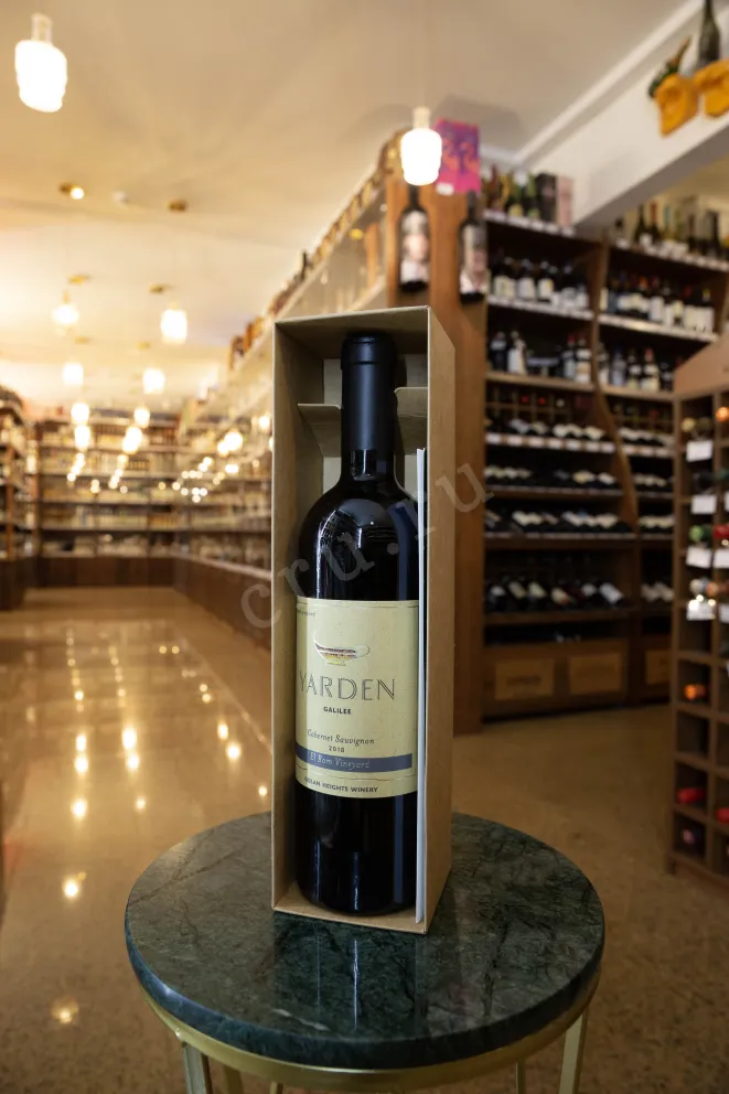 В магазине Крю Профи Yarden Cabernet Sauvignon El Rom Vineyard gift box 2018 0.75 л