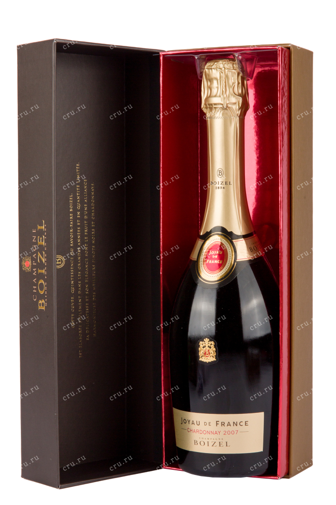 Подарочная коробка игристого вина Boizel Joyau De France Chardonnay Brut with gift box 0.75 л