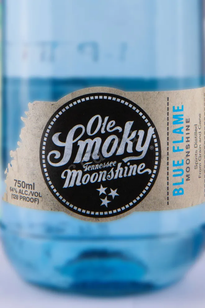 Этикетка Ole Smoky Moonshine Tennessee Blue Flame 0.75 л