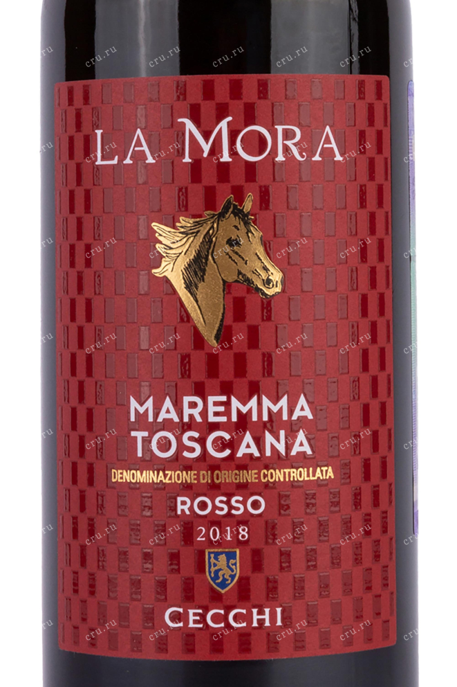 Этикетка Cecchi La Mora Maremma Toscana 2018 0.75 л