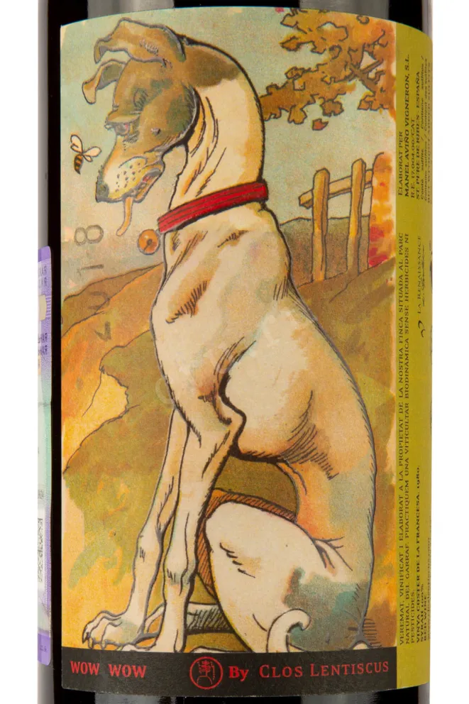 Этикетка Clos Lentiscus. Wow-Wow 1 л