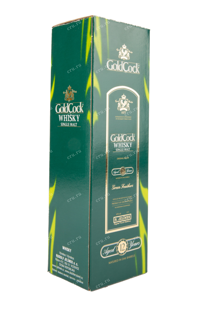 Подарочная упаковка виски Gold Cock 0.7