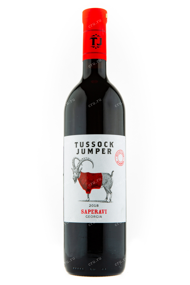 Вино Tussock Jumper Saperavi 2018 0.75 л