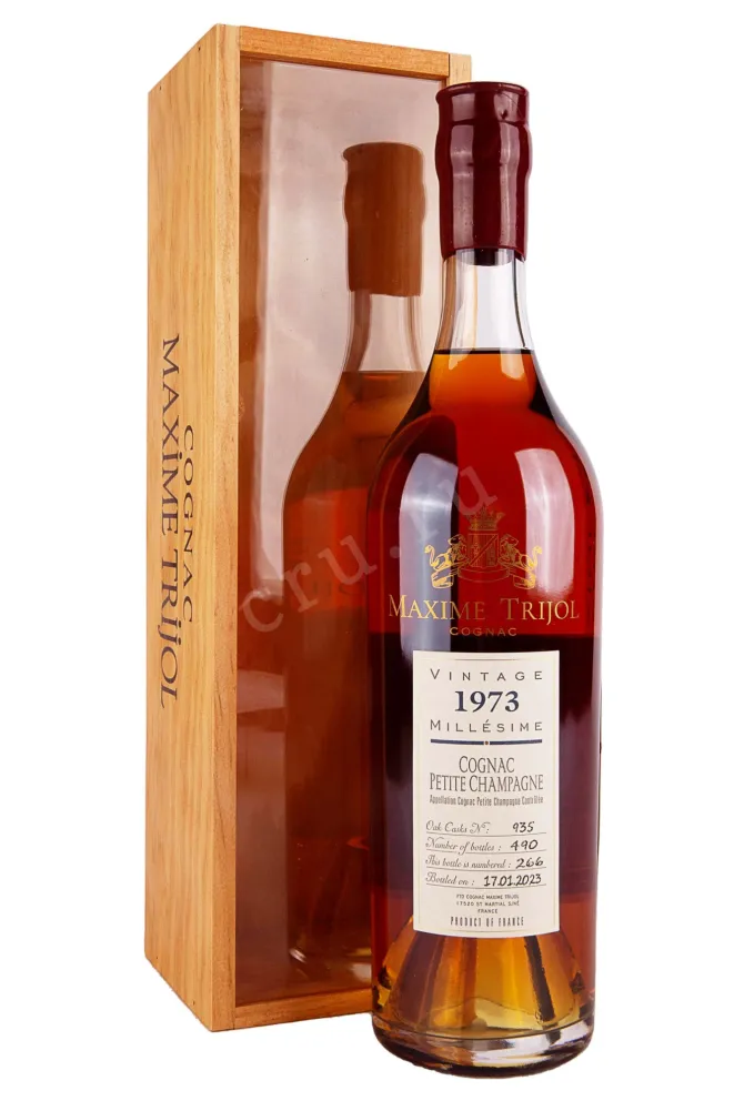 Коньяк Maxime Trijol Petite Champagne 1973 0.7 л
