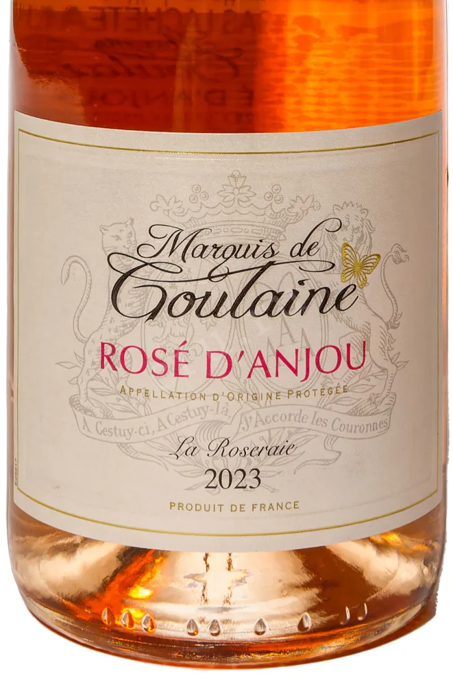 Этикетка Marquis de Goulaine Rose d'Anjou 2023 0.75 л