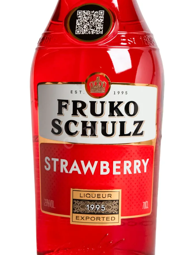 Этикетка Fruko Schulz Strawberry 0.7 л