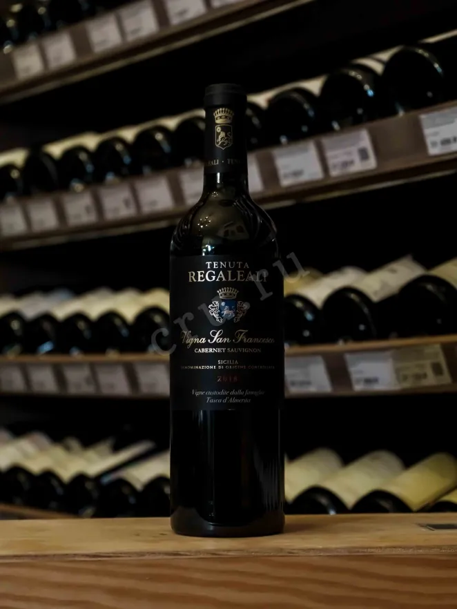 В магазине Крю Профи Tasca d'Almerita Cabernet Sauvignon Vigna San Francesco 2018 0.75 л