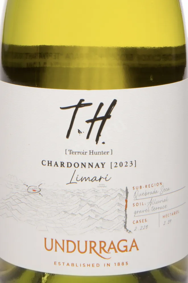 Этикетка TH (Terroir Hunter) Undurraga Chardonnay Limari DO 2023 0.75 л