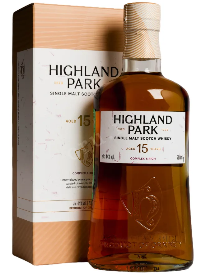 Виски Highland Park 15 years in gift box  0.7 л