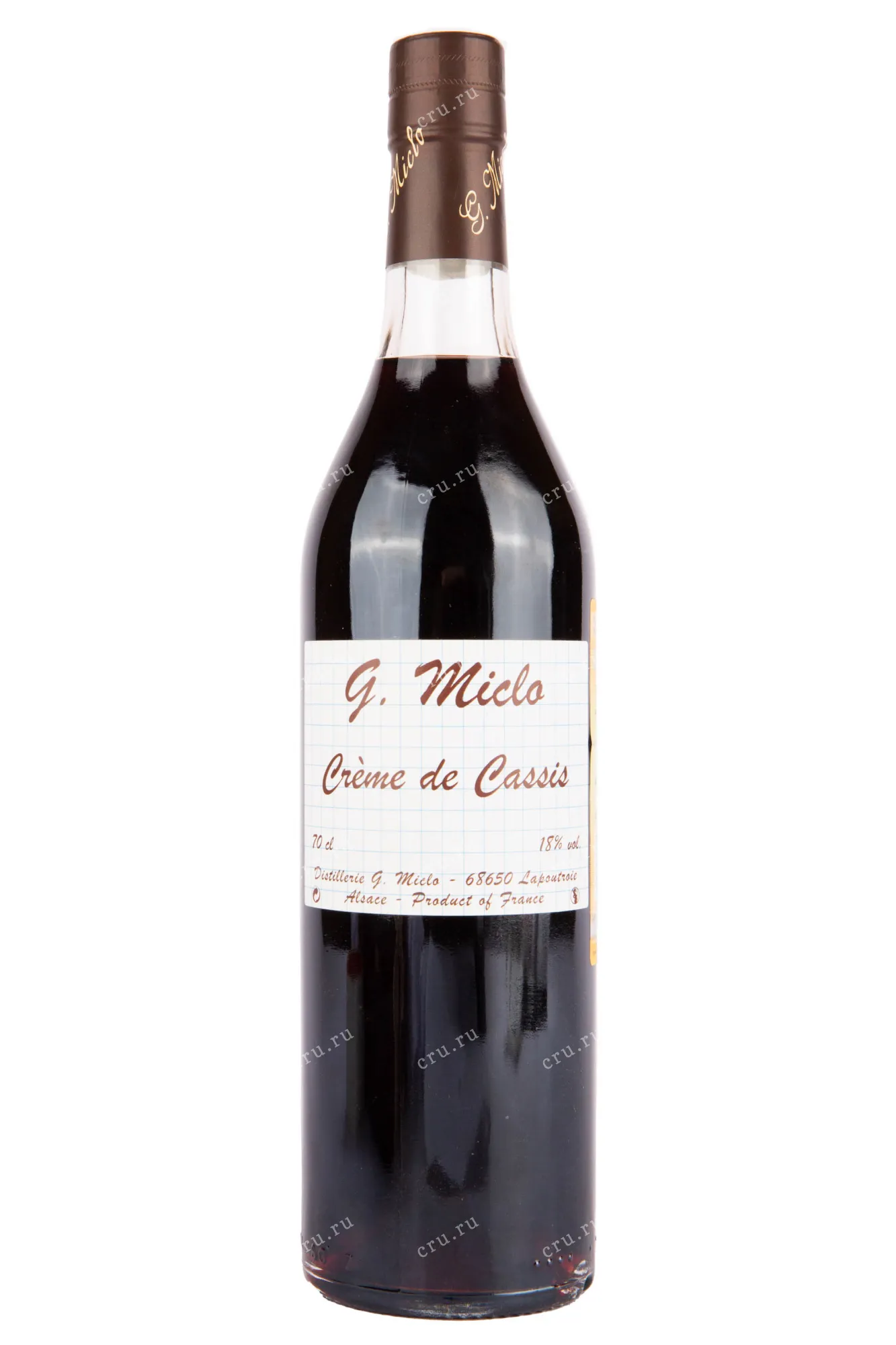 Фото — Ликер G. Miclo Creme de Cassis  0.7 л