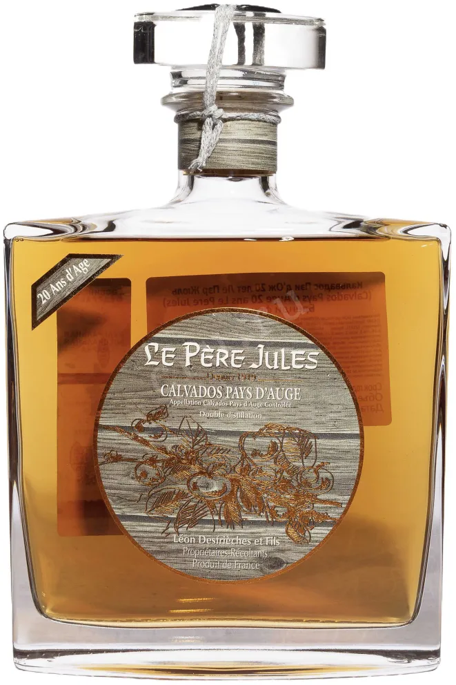 Бутылка Le Pere Jules Pays d'Auge 20 ans in wooden box 0.7 л