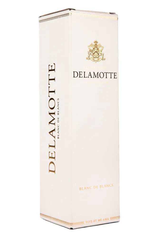 Коробка шампанского Delamotte Blanc de Blancs with gift box 0.375 л