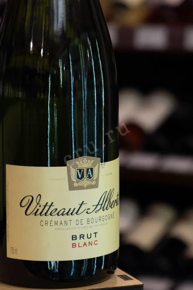 В магазине Крю Профи Vitteaut-Alberti Cremant de Bourgogne Blanc Brut 2020 0.75 л