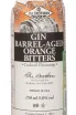 Этикетка Fee Brothers Gin Barrel-Aged Orange 0.15 л