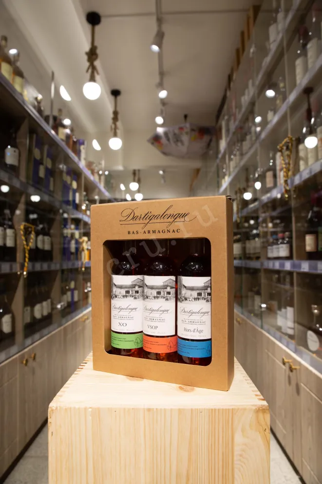 Арманьяк Dartigalongue set 3* in gift box  0.2 л