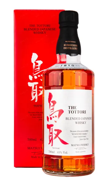 Виски The Tottori Blended with gift box  0.7 л