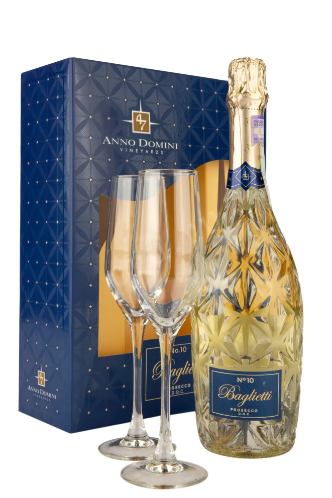 Игристое вино Prosecco 47 Anno Domini Baglietti №10 DOC 2023 0.75 л