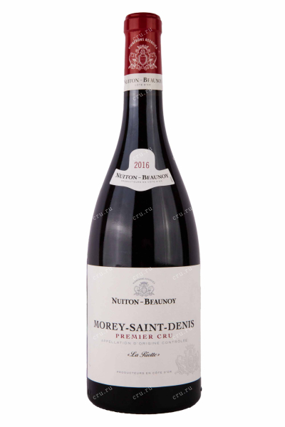 Вино Nuiton-Beaunoy Morey-Saint-Denis 1er Cru La Riotte 2016 0.75 л
