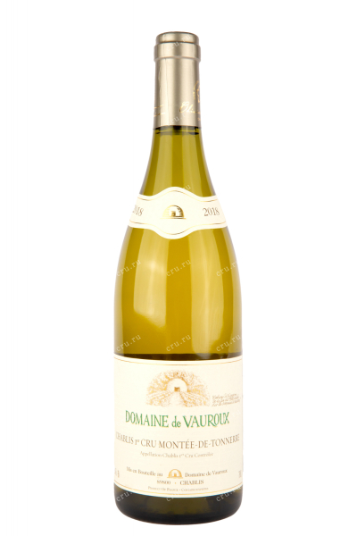 Вино Domaine de Vauroux Chablis Premier Cru Montee de Tonnerre 2018 0.75 л