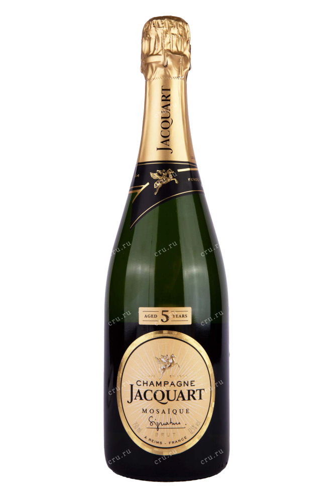 Бутылка Champagne Jacquart Brut Mosaique Signature in gift box 2015 0.75 л