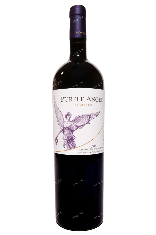Бутылка Montes Purple Angel in wooden box 2019 1.5 л