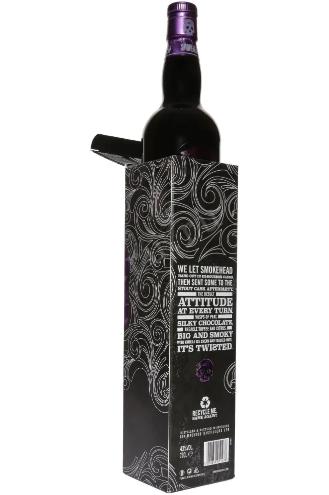 В подарочной коробке Smokehead Twisted Stout in gift box 0.7 л