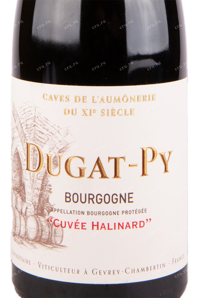 Этикетка вина Bernard Dugat-Py Cuvee Halinard 2017 0.75 л