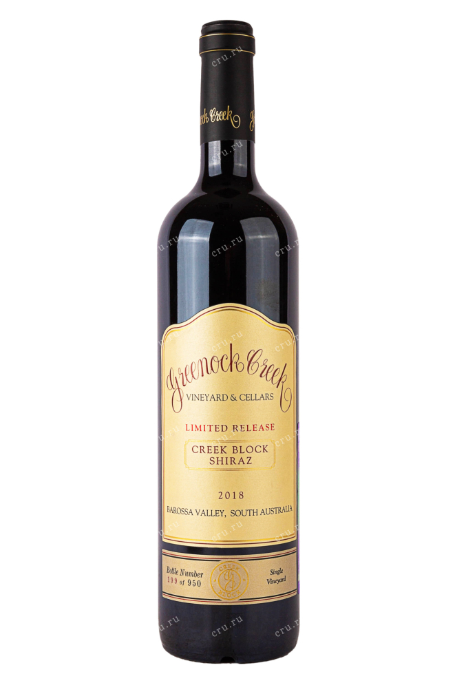 Вино Greenock Creek Block Shiraz Limited Release 2018 0.75 л