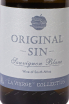 Этикетка La Vierge Original Sin Sauvignon Blanc 2018 0.75 л