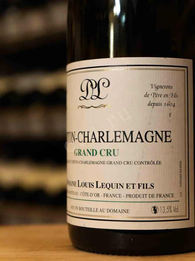 В магазине Крю Профи Louis Lequin Corton-Charlemagne Grand Cru 2019 0.75 л