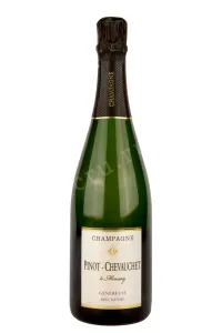 Шампанское Pinot-Chevauchet Genereuse Brut Natur 2015 0.75 л