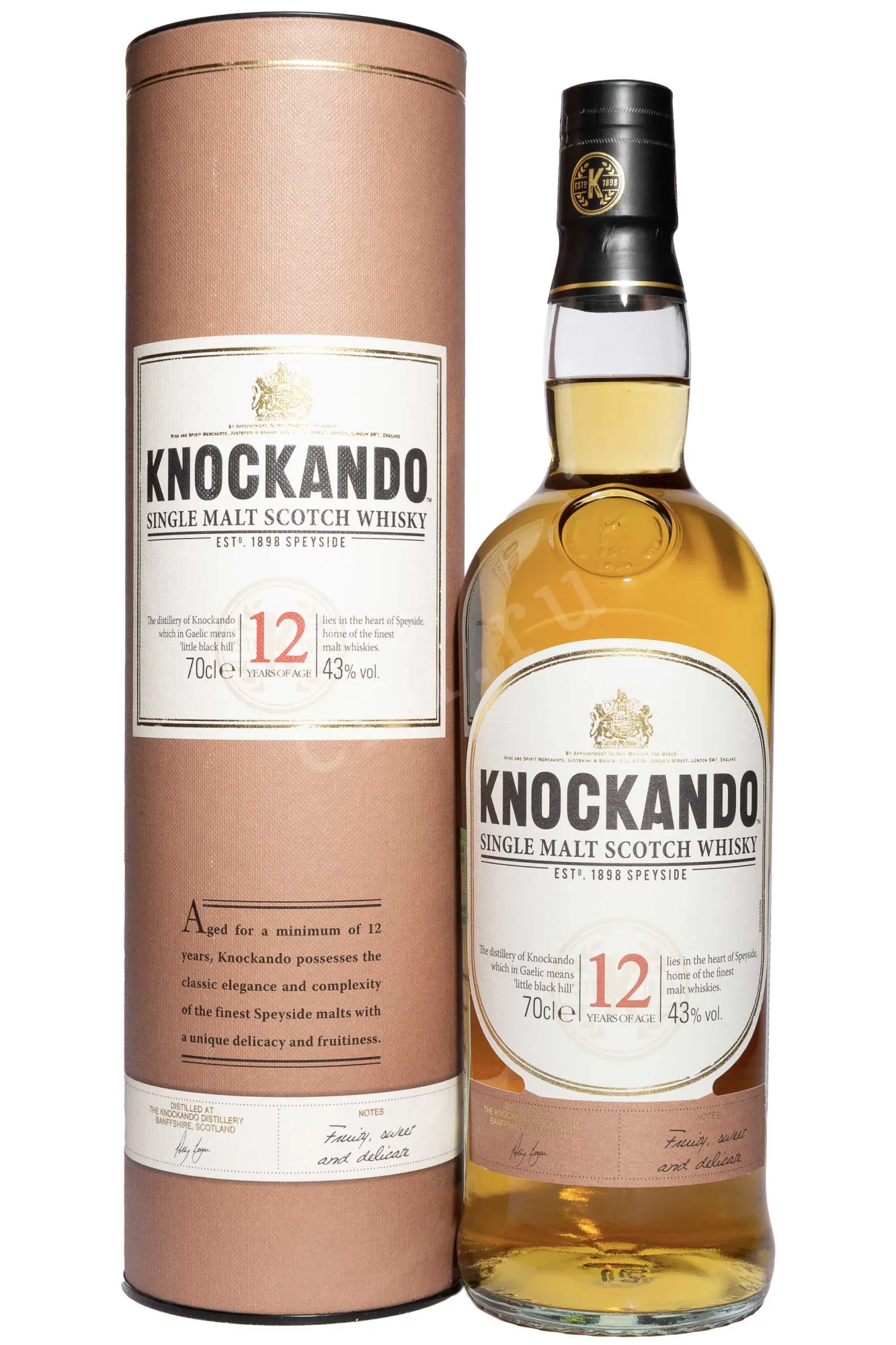Knockando 12 Years Old in tube 0.7 л купить - Шотландский виски
