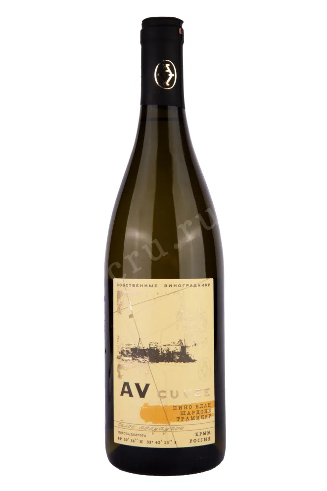Вино АВ Кюве Пино Блан Шардоне Траминер 2022 0.75 л