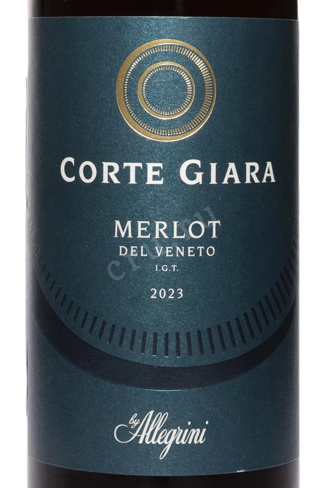 Этикетка Corte Giara Merlot Veneto 2023 0.75 л