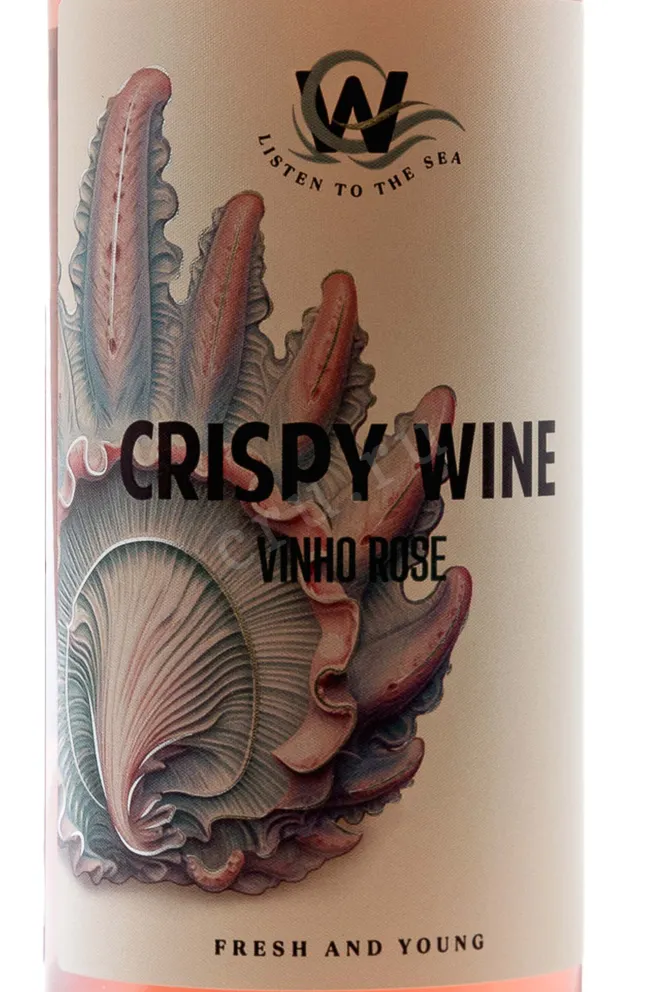 Этикетка Crispy Wine Rose 2024 0.75 л