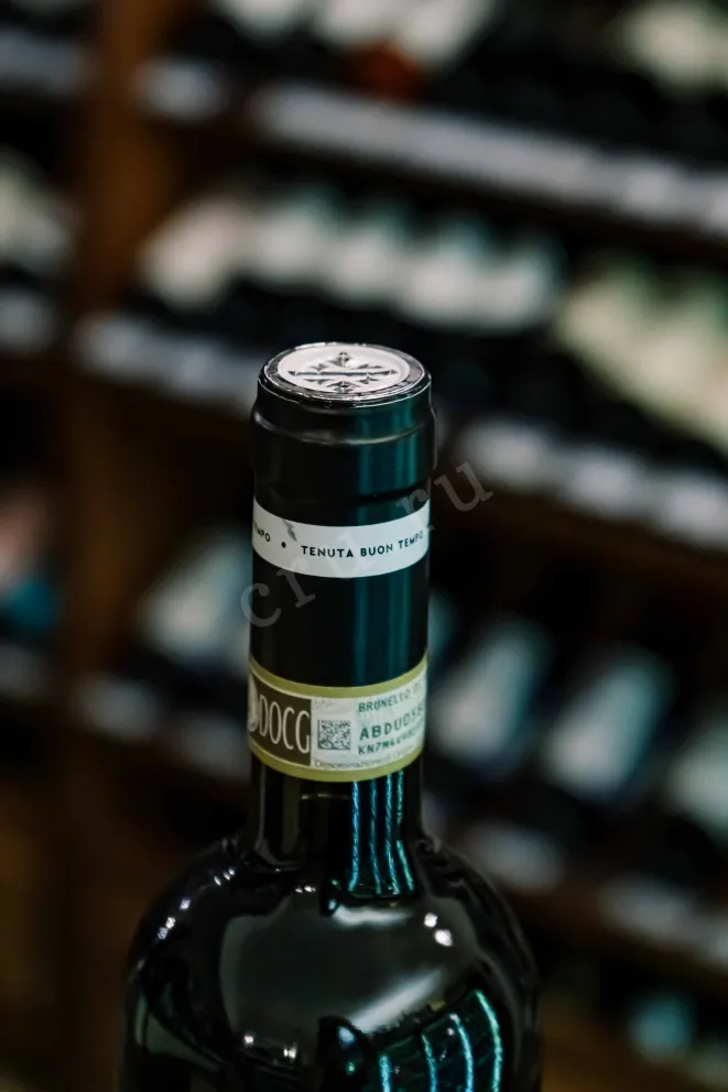 Пробка Tenuta Buon Tempo Brunello di Montalcino p.56 2014 0.75 л