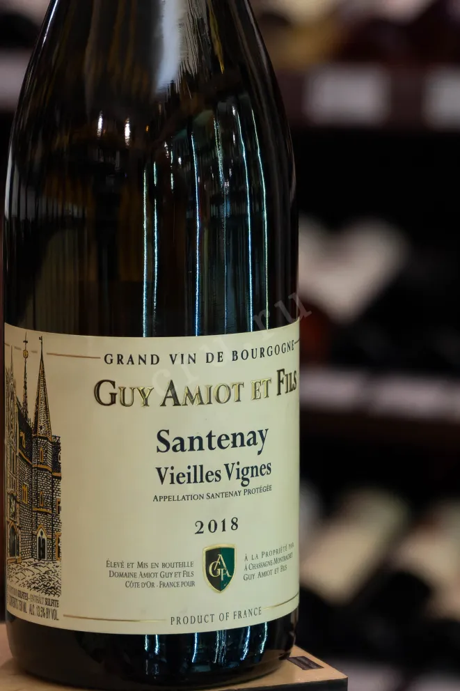 В магазине Крю Профи Domaine Guy Amiot et Fils Santenay Vieilles Vignes 2018 0.75 л