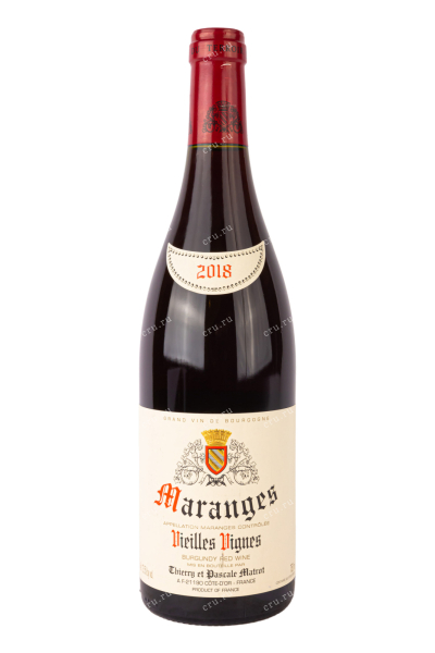 Вино Domaine Thierry et Pascale Matrot Maranges Vieilles Vignes 2018 0.75 л
