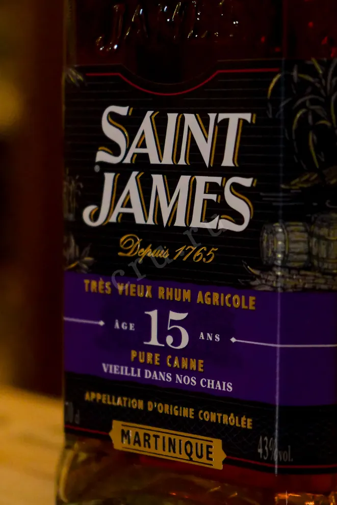 В магазине Крю Профи Saint James Agricole Tres Vieux 15 yeras in gift box 0.7 л