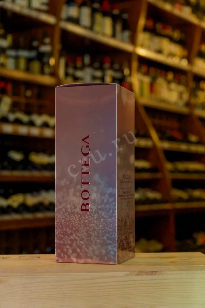 В магазине Крю Профи Bottega Pink Gold Prosecco Rose Brut gift box 0.75 л