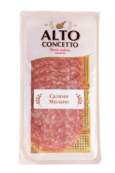 Alto Concetto Salame Milano sliced