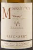 Этикетка Mersault Premier Cru Blagny Vielles-Vignes Rijckaert 2017 0.75 л