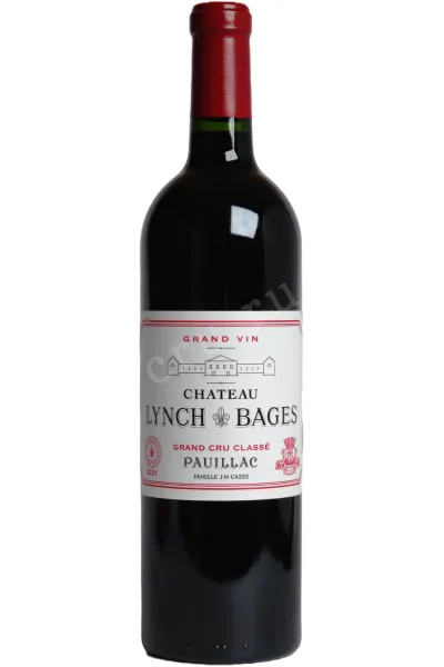 Вино Chateau Lynch-Bages Grand Cru Classe Pauillac 2021 0.75 л